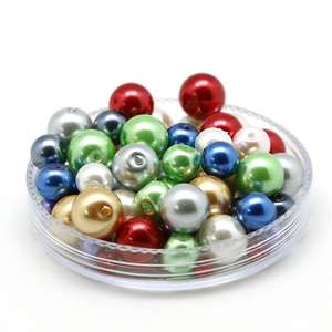 Perlas de Vidrio al por Mayor de 4/6/8mm, Perlas Sueltas Artificiales de Alto Brillo para Diseño de Joyería DIY, Collares y Pulseras - Product Image 5