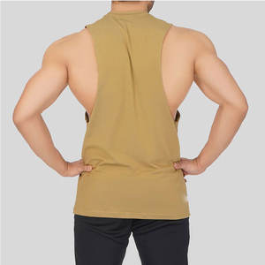 OEM Hombres Verano Liso Algodón en blanco Transpirable Ecológico Secado rápido Chaleco Camiseta sin mangas Gimnasio Ropa Culturismo para la venta - Product Image 5