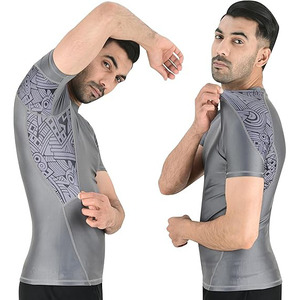 Customized Recycled Sublimated Unisex MMA <b>Rash</b> Guard Long Pants Compression Shirts Set <b>Rash</b> <b>Vest</b> for Men and <b>Women</b> - Product Image 6