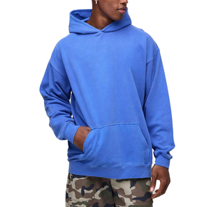 Sudadera con Capucha de Otoño 100% Algodón, Felpa, Estilo Vintage, Tejido Francés, Desteñida al Sol, Desgastada, para Hombre, a Precio Económico - Product Image 6