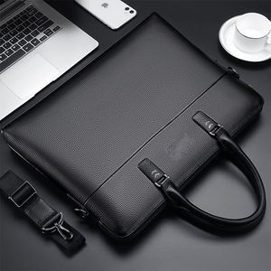 Highly Demanded Polyester Lining Large Capacity PU Leather Office Business Laptop <b>Bag</b> Briefcase from India's Top Exporter - Product Image 1