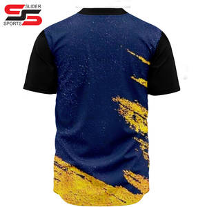 Conception d'uniforme de baseball en gros vêtements de sport de gros personnalisés maillot de baseball de softball sublimé bon marché - Product Image 6