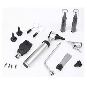 Juego de Laringoscopios de Fibra Óptica para Diagnóstico, Herramientas Quirúrgicas ORL, 4 Hojas, Juego de Instrumentos Médicos con Hojas Curvas y Rectas - Product Image 1