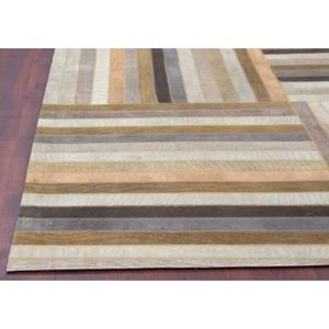 Alfombra de retazos de cuero teñido sueco de piel de vaca hecha a mano, tamaño personalizado y de gran tamaño, posible, hecha en India, alfombras y juegos - Product Image 1