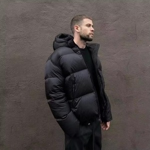 High Street Veste tendance d'hiver en polyester imperméable et personnalisée pour hommes Veste matelassée d'hiver personnalisée pour hommes - Product Image 5