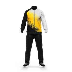 Venta al por mayor de los hombres Sexy transpirable de secado rápido traje de entrenamiento de gimnasio personalizado sublimación impresa ropa deportiva patrón sólido chándal de invierno - Product Image 5