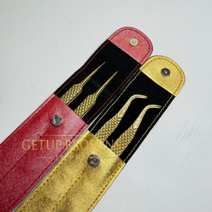 Pince à épiler multifonction haute précision en acier inoxydable ST à pointe fine et texture lisse pour extensions de cils et sourcils, idéale pour le maquillage - Product Image 2