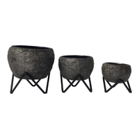 Unique Ferme Moderne Noir Antique Rustique Multi-usages Fini À La Main Décor À La Maison Indien Vide Métal Bougie De Noël Votive