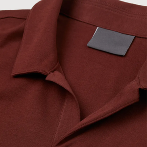 Chemise à manches courtes pour hommes, tissu tricoté à motif solide, couleurs personnalisables, design décontracté à séchage rapide - Product Image 4