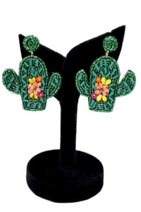 Pendientes de Diseño Artesanal con Acabado Detallado, Pendientes Coloridos con Bordado Artesanal, Joyería de Moda para Regalo - Product Image 3