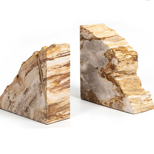 Serre-livres en pierre de haute qualité, serre-livres en cristal pétrifié, serre-livres en pierre précieuse, serre-livres en agate naturelle, pierre de guérison des chakras, grossiste - Product Image 2