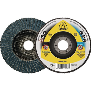 KLINGSPOR SMT 624 Supra 115 mm Disque à lamelles 40 Grit 12 Conical INOX Zirconia Corundum Lot de 10 - Product Image 3