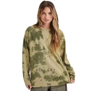 Camiseta de Manga Larga con Cuello Redondo, Diseño Personalizado, Poliéster/Algodón, para Mujer, de Secado Rápido, Ecológica, de Alta Calidad - Product Image 3