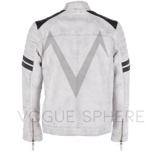 OEM personalizado invierno grueso verano fino lavable corto 2025 buena calidad cómodo hombres Pu chaquetas de cuero - Product Image 3