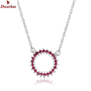 Collar con colgante de piedras preciosas de cristal de plata esterlina S925, joyería de moda para mujer - Product Image 5