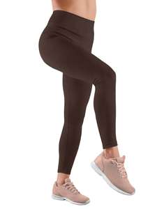Venta al por mayor de mallas de Yoga de cintura alta supersuaves personalizadas para las mujeres OEM Fitness deporte entrenamiento pantalones con opciones de talla grande en stock - Product Image 3