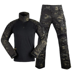 Vêtements et pantalons tricotés respirants pour l'entraînement à la chasse Costume uniforme camouflage pour les sports de plein air - Product Image 1