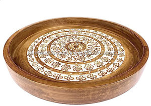 Gran oferta, bandeja con estampado de pájaros de MDF para el hogar a precio económico, tamaño personalizado y forma rectangular, bandeja de madera MDF para servir por FWE - Product Image 2