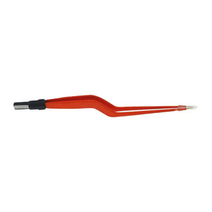 Pinzas bipolares de irrigación hechas de acero inoxidable, pinzas bipolares de calidad profesional rectas y curvas de bayoneta de amrid quirúrgico - Product Image 5