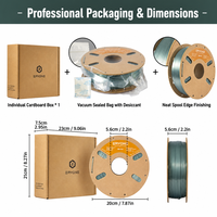 Filament d'imprimante 3D ERYONE Silk PLA 1,75 mm 1 kg, finition soyeuse brillante pour imprimantes 3D FDM