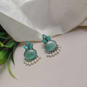 Meilleure vente de haute qualité du fournisseur indien direct SHEETAL Monalisa motif géométrique boucles d'oreilles bijoux de mode - Product Image 4