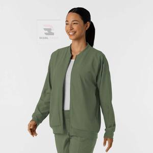 Vestes médicales unisexes de haute qualité personnalisées pour les hôpitaux vente en gros d'uniformes médicaux - Product Image 3