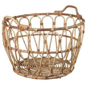 Panier en jacinthe d'eau tissé à la main écologique Rangement élégant pour organiser les jouets à linge Ajoutant une touche décorative à votre maison - Product Image 1