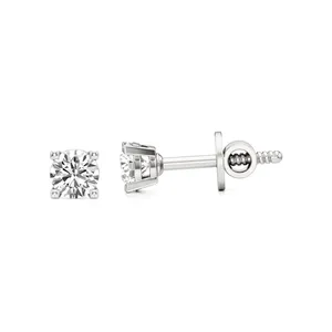 Elysian <b>Square</b> <b>Diamond</b> Stud <b>Earrings</b> - Product Image 3