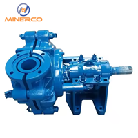 Pompe centrifuge horizontale Minerco en acier inoxydable pour boues, composants en fer OEM, pour le lavage du sable de carrière et le traitement des agrégats