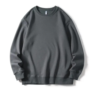 Sudaderas con capucha de lana de algodón personalizadas, Jersey OEM a granel con logotipo, cuello redondo suave y cálido, suministro directo de fábrica - Product Image 4