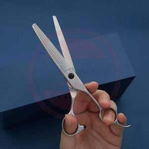 Tijeras profesionales para el cuidado de mascotas, venta al por mayor, tijeras gruesas rectas para el cuidado de perros y gatos - Product Image 4