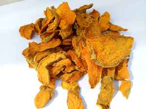 Rebanada de cúrcuma cruda seca de cúrcuma orgánica de alta calidad a granel - Product Image 3