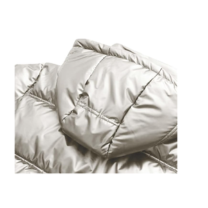 Meilleure vente femmes veste d'hiver capuche couleur unie fermeture éclair braguette manches longues mode décontractée pour le divertissement sportif en gros - Product Image 5