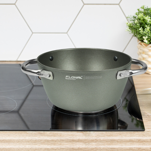 Gemma Sinh Thái Hà Lan Lò 24Cm Được Làm Từ Tái Chế Nhôm Không Dính Lớp Phủ Thủy Tinh Nắp Cảm Ứng Cơ Sở Và Lò Nướng An Toàn Nhà Bếp Đồ Nấu Nướng - Product Image 4