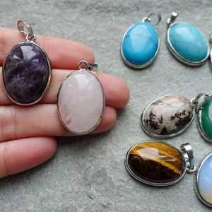 Mix Gemstones 925 Sterling Silver Handmade Designer Pendant Fine Jewelry Pendentifs & Charms For Women - Product Image 1