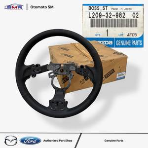 อะไหล่แท้ภายในรถยนต์ L2093298202 พวงมาลัยหุ้มหนังสีดำสำหรับ Mazda CX-9 ปี 2007-2009 อะไหล่แท้ - Product Image 1