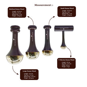 100% Original Full Body Kansa Wand Set Produit de massage détoxifiant ayurvédique avec des avantages raffermissants pour la peau Usine indienne directe - Product Image 2