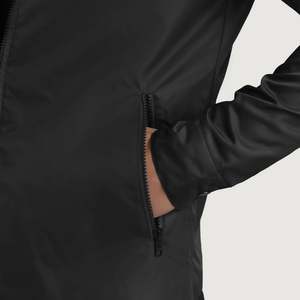Chaqueta Cortavientos con Capucha Wesley de Alta Calidad en Negro, Estilo Casual Urbano, Cierre con Cremallera, Nuevo Diseño, Talla XS para Otoño - Product Image 6