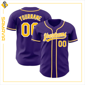 SAMAVIA Personnalisable USA Athletes Pro Performance Baseball Jersey Conception respirante sur mesure pour une conception optimale - Product Image 1