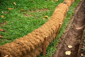 ท่อนมะพร้าวยาว200มม. x 2ม. เพื่อป้องกันการลื่นไถลของดิน24กก. ต่อท่อนไม้ - Product Image 6