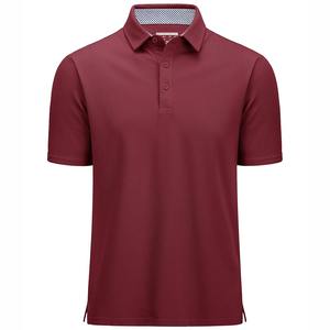 Camiseta Polo de Color Sólido Personalizada, de Alta Calidad, Corte Ajustado, Logotipo Bordado, Manga Corta, para Hombre, en Material 100% Algodón - Product Image 6