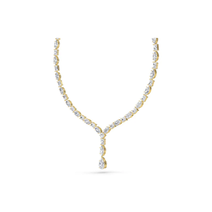 Ajoutez de la brillance à votre look avec le collier de tennis Lariat en diamants cultivés en laboratoire, idéal pour les tenues formelles et décontractées - Product Image 3