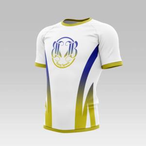 เสื้อยืดรัดรูปสำหรับผู้ชายเสื้อออกกำลังกายระบายอากาศได้ - Product Image 3