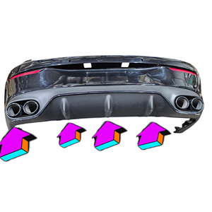 PARACHOQUES TRASERO COMPLETO MERCEDES Clase E Serie Cabrio (A238) A2388857700 (17>) - Product Image 5
