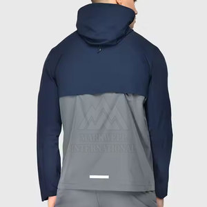 Chándal cortavientos de dos piezas de manga larga Diseño de servicio OEM Chándal cortavientos de ropa informal personalizada - Product Image 4