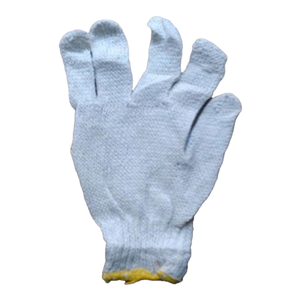 Gant en coton tricoté, bon marché, résistant à l'usure, fil de coton tricoté, gant de protection de travail en vrac - Product Image 5