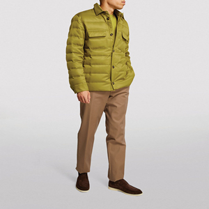 New Arrival Men's Stand Collar Hooded Puffer Jacket <b>Windproof</b> Quilted High Street Style Autumn Winter Solid Colors Breathable - Product Image 4