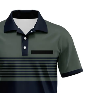 2024 été respirant séchage rapide coton Polo Logo personnalisé imprimé broderie longue vente en gros blanc sport Golf Polo - Product Image 4