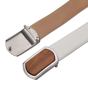 Cinturón de Cuero Genuino de Vaca para Hombre, Diseño Clásico de Lujo, Alta Calidad, Impermeable, Hebilla Automática de Aleación, Estilo Casual y de Negocios - Product Image 4