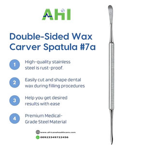 Instrument dentaire en acier inoxydable de spatule de sculpteur de cire dentaire à Double extrémité de qualité supérieure pour la sculpture de modélisation de cire de précision - Product Image 2